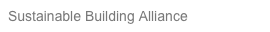 Sustainable Building Alliance